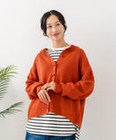 【C-FORTPOINT/フォートポイント】ポップコーン編みニットカーディガン