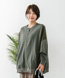 【C-FORT POINT/フォートポイント】コーデュロイ ワッフル 切り替え カーディガン