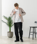 【BLUE STANDARD/ブルースタンダード】パフィースウェット ボタンレスカーディガン ロンT 2点セット ストレッチ 春服 ❘ジーンズメイト公式オンラインショップ