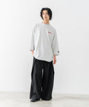 【BRKNHOME/ブロークンホーム】×【ZERO STAIN/ゼロステイン】コラボ ７分袖 裾ラウンド クルーネック ベースボール Ｔシャツ ❘ジーンズメイト公式オンラインショップ