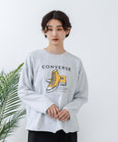 【CONVERSE/コンバース】シューズモチーフワイドスウェット