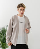 【BLUE STANDARD/ブルースタンダード】パフィースウェット ボタンレスカーディガン ロンT 2点セット ストレッチ 春服 ❘ジーンズメイト公式オンラインショップ