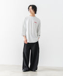 【BRKNHOME/ブロークンホーム】×【ZERO STAIN/ゼロステイン】コラボ ７分袖 裾ラウンド クルーネック ベースボール Ｔシャツ ❘ジーンズメイト公式オンラインショップ