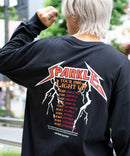 ピグメント加工 ヴィンテージライクプリントロンT 90s 古着 ロックT