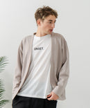 【BLUE STANDARD/ブルースタンダード】パフィースウェット ボタンレスカーディガン ロンT 2点セット ストレッチ 春服 ❘ジーンズメイト公式オンラインショップ