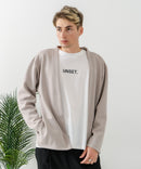 【BLUE STANDARD/ブルースタンダード】パフィースウェット ボタンレスカーディガン ロンT 2点セット ストレッチ 春服 ❘ジーンズメイト公式オンラインショップ