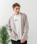 【BLUE STANDARD/ブルースタンダード】パフィースウェット ボタンレスカーディガン ロンT 2点セット ストレッチ 春服 ❘ジーンズメイト公式オンラインショップ