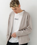 【BLUE STANDARD/ブルースタンダード】パフィースウェット ボタンレスカーディガン ロンT 2点セット ストレッチ 春服 ❘ジーンズメイト公式オンラインショップ