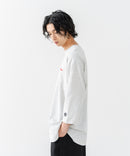 【BRKNHOME/ブロークンホーム】×【ZERO STAIN/ゼロステイン】コラボ ７分袖 裾ラウンド クルーネック ベースボール Ｔシャツ ❘ジーンズメイト公式オンラインショップ