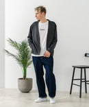 【BLUE STANDARD/ブルースタンダード】パフィースウェット ボタンレスカーディガン ロンT 2点セット ストレッチ 春服 ❘ジーンズメイト公式オンラインショップ