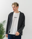 【BLUE STANDARD/ブルースタンダード】パフィースウェット ボタンレスカーディガン ロンT 2点セット ストレッチ 春服 ❘ジーンズメイト公式オンラインショップ