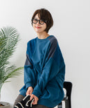 【C-FORT POINT/フォートポイント】コーデュロイ ワッフル 切り替え チュニック