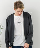 【BLUE STANDARD/ブルースタンダード】パフィースウェット ボタンレスカーディガン ロンT 2点セット ストレッチ 春服 ❘ジーンズメイト公式オンラインショップ