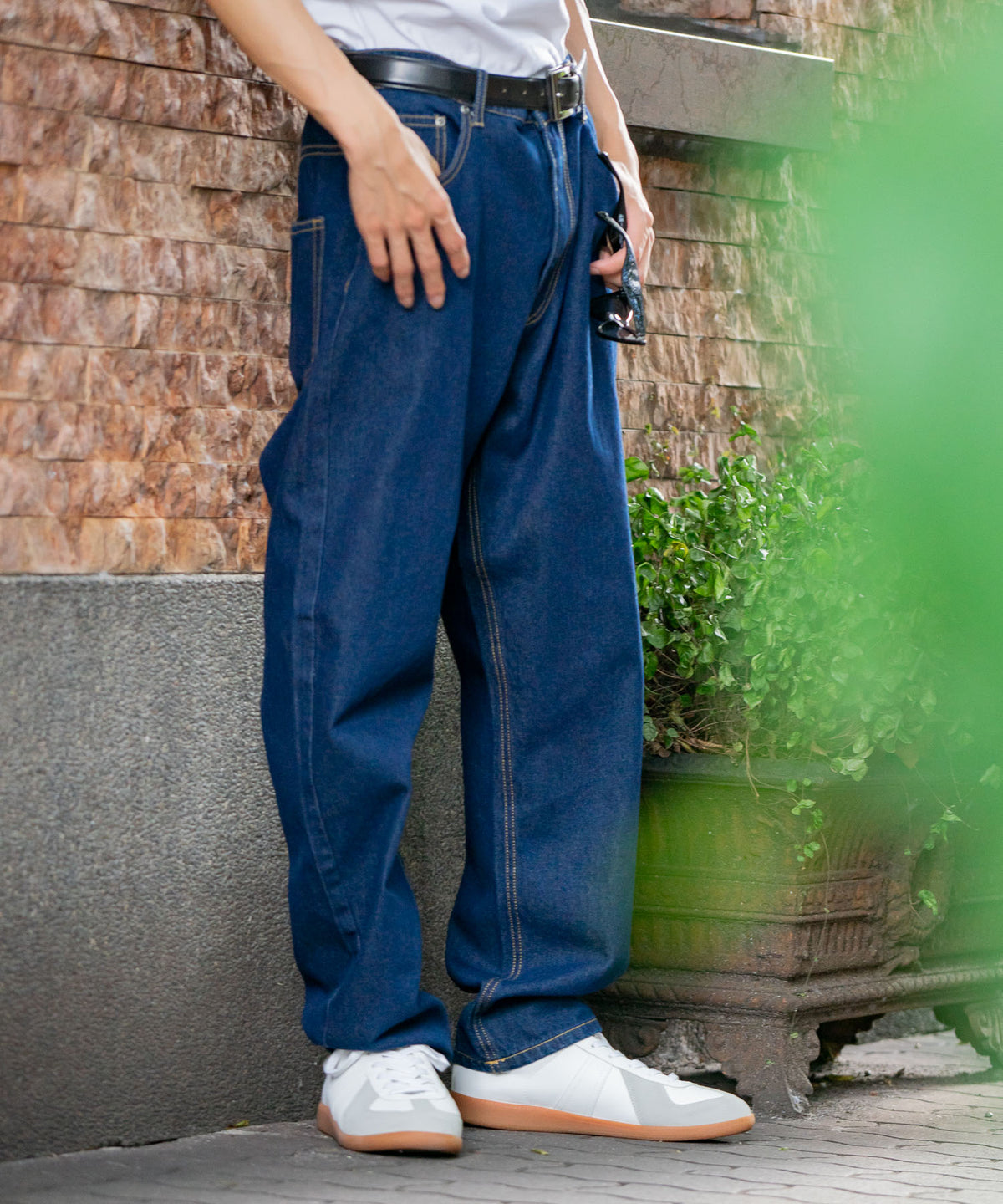 JUNGLE STORM ジャングルストーム】デニム ワイド バギー パンツ