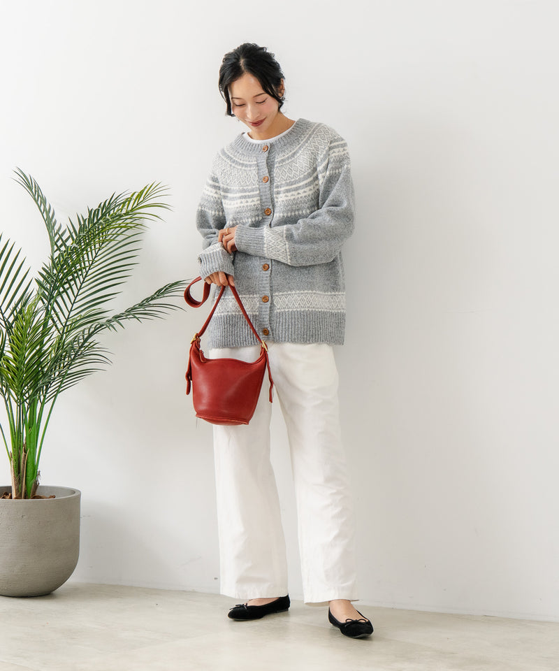 【C-FORTPOINT/フォートポイント】求心柄カーディガン