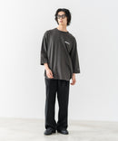 【BRKNHOME/ブロークンホーム】×【ZERO STAIN/ゼロステイン】コラボ ７分袖 裾ラウンド クルーネック ベースボール Ｔシャツ ❘ジーンズメイト公式オンラインショップ