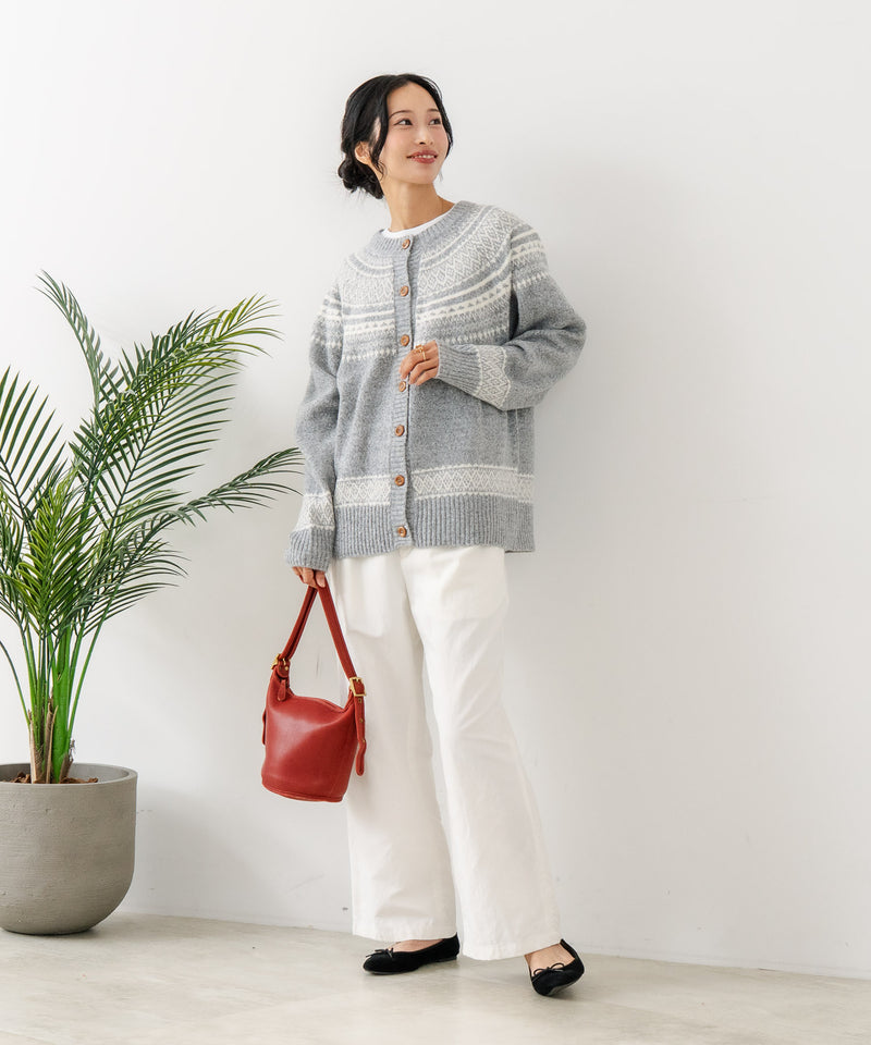 【C-FORTPOINT/フォートポイント】求心柄カーディガン