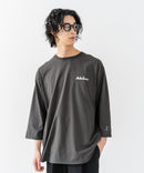 【BRKNHOME/ブロークンホーム】×【ZERO STAIN/ゼロステイン】コラボ ７分袖 裾ラウンド クルーネック ベースボール Ｔシャツ ❘ジーンズメイト公式オンラインショップ