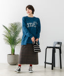 【C-FORT POINT/フォートポイント】裏毛リメイク風チュニック