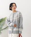 【C-FORTPOINT/フォートポイント】求心柄カーディガン