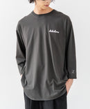 【BRKNHOME/ブロークンホーム】×【ZERO STAIN/ゼロステイン】コラボ ７分袖 裾ラウンド クルーネック ベースボール Ｔシャツ ❘ジーンズメイト公式オンラインショップ