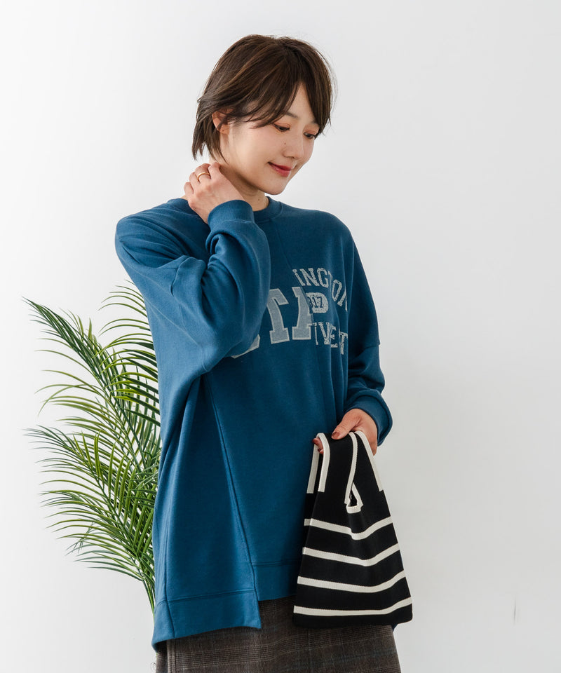 【C-FORT POINT/フォートポイント】裏毛リメイク風チュニック