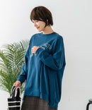 【C-FORT POINT/フォートポイント】裏毛リメイク風チュニック