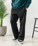 【BLUE STANDARD/ブルースタンダード】パフィースウェット バレルレッグパンツ ストレッチ 体型カバー 春服