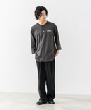 【BRKNHOME/ブロークンホーム】×【ZERO STAIN/ゼロステイン】コラボ ７分袖 ヘンリーネック Ｔシャツ ❘ジーンズメイト公式オンラインショップ