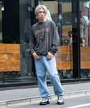 【JUNGLE STORM ジャングルストーム】デニム ワイド バギー パンツ