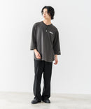 【BRKNHOME/ブロークンホーム】×【ZERO STAIN/ゼロステイン】コラボ ７分袖 ヘンリーネック Ｔシャツ ❘ジーンズメイト公式オンラインショップ