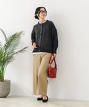 【C-FORTPOINT/フォートポイント】ポップコーン編みニットカーディガン