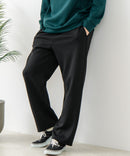 【BLUE STANDARD/ブルースタンダード】パフィースウェット バレルレッグパンツ ストレッチ 体型カバー 春服