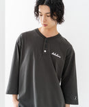 【BRKNHOME/ブロークンホーム】×【ZERO STAIN/ゼロステイン】コラボ ７分袖 ヘンリーネック Ｔシャツ ❘ジーンズメイト公式オンラインショップ