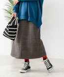 チェックスカート【C-FORT POINT/フォートポイント】