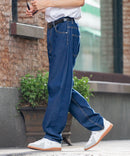 【JUNGLE STORM ジャングルストーム】デニム ワイド バギー パンツ