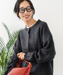 【C-FORTPOINT/フォートポイント】ポップコーン編みニットカーディガン