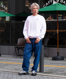 FILA ワンポイント ロゴ 刺繍  裏起毛 クルー トレーナー