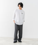 【BRKNHOME/ブロークンホーム】×【ZERO STAIN/ゼロステイン】コラボ ７分袖 裾ラウンド クルーネック ベースボール Ｔシャツ ❘ジーンズメイト公式オンラインショップ