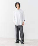 【BRKNHOME/ブロークンホーム】×【ZERO STAIN/ゼロステイン】コラボ ７分袖 裾ラウンド クルーネック ベースボール Ｔシャツ ❘ジーンズメイト公式オンラインショップ