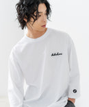 【BRKNHOME/ブロークンホーム】×【ZERO STAIN/ゼロステイン】コラボ ７分袖 裾ラウンド クルーネック ベースボール Ｔシャツ ❘ジーンズメイト公式オンラインショップ