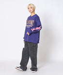 ビックシルエット クルーネック グラフィック  トレーナー レディース 4031 DESERT SPORTSWEAR デザートスポーツウェア