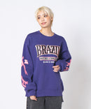 ビックシルエット クルーネック グラフィック  トレーナー レディース 4031 DESERT SPORTSWEAR デザートスポーツウェア