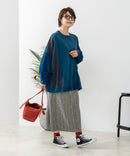 【C-FORT POINT/フォートポイント】コーデュロイ ワッフル 切り替え カーディガン