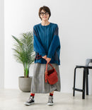 【C-FORT POINT/フォートポイント】コーデュロイ ワッフル 切り替え カーディガン