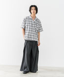 【BRKNHOME/ブロークンホーム】2タック ドレープ スカートパンツ ワイドパンツ スラックス 袴パンツ ❘ジーンズメイト公式オンラインショップ