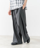 【BRKNHOME/ブロークンホーム】2タック ドレープ スカートパンツ ワイドパンツ スラックス 袴パンツ ❘ジーンズメイト公式オンラインショップ