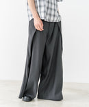 【BRKNHOME/ブロークンホーム】2タック ドレープ スカートパンツ ワイドパンツ スラックス 袴パンツ ❘ジーンズメイト公式オンラインショップ