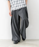 【BRKNHOME/ブロークンホーム】2タック ドレープ スカートパンツ ワイドパンツ スラックス 袴パンツ ❘ジーンズメイト公式オンラインショップ