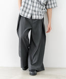 【BRKNHOME/ブロークンホーム】2タック ドレープ スカートパンツ ワイドパンツ スラックス 袴パンツ ❘ジーンズメイト公式オンラインショップ